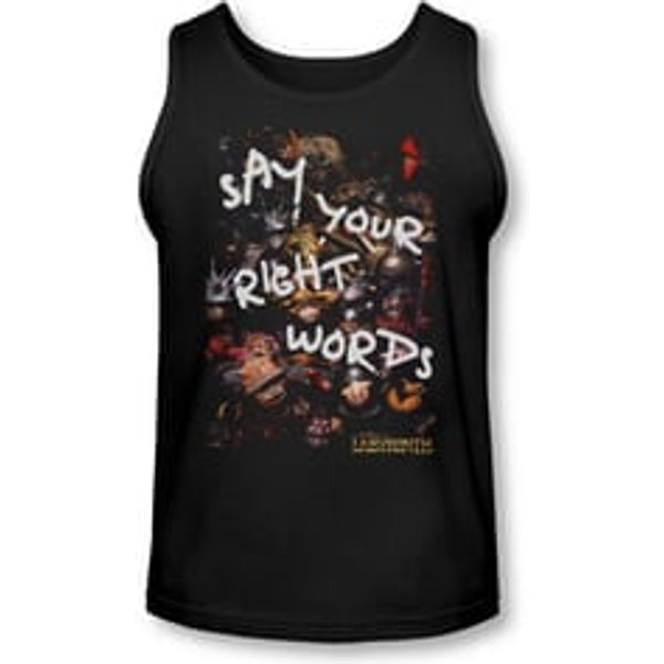 Labyrinth Shirt Juniors V Neck Right Words Black Tee T-Shirt