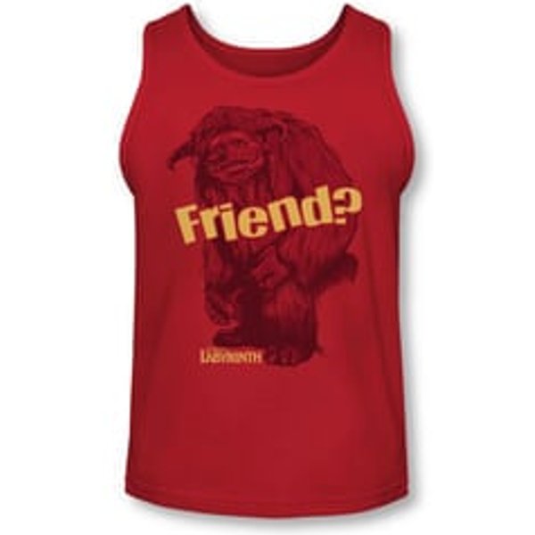Labyrinth Tank Top Ludo Friend Red Tanktop