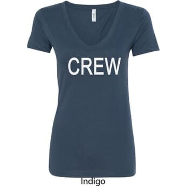 Ladies Crew V-neck Shirt