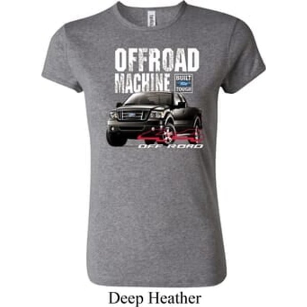 Ladies Ford Shirt F-150 4X4 Off Road Machine Crewneck Shirt