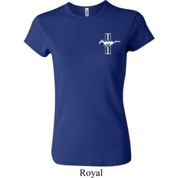 Ladies Ford Shirt The Legend Lives Crest Crewneck Tee T-Shirt