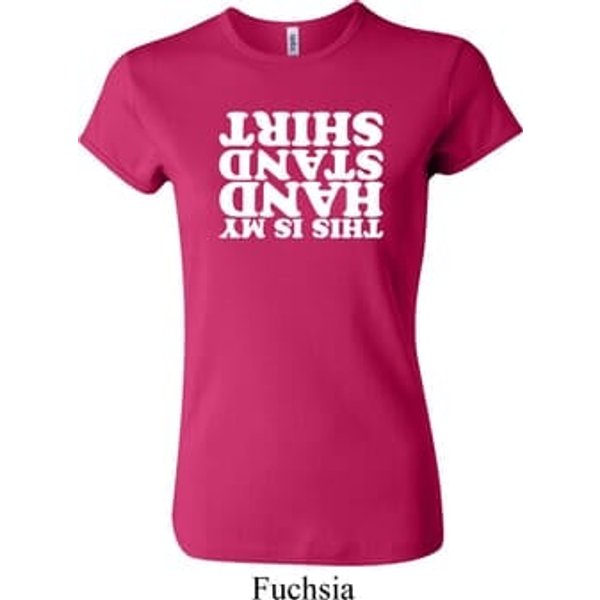Ladies Gymnastics Shirt This is My Handstand Shirt Crewneck Tee