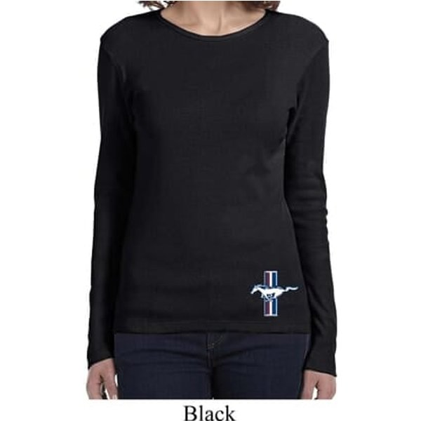 Ladies Shirt The Legend Lives Crest Bottom Print Long Sleeve Tee