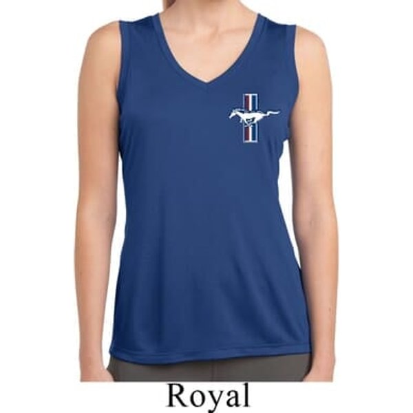 Ladies Shirt The Legend Lives Crest Sleeveless Moisture Wicking Tee