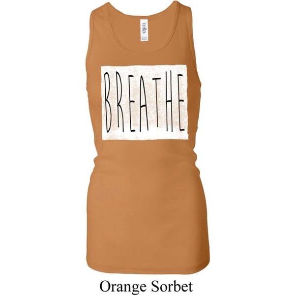 Ladies Tanktop Breathe Longer Length Racerback Tank Top