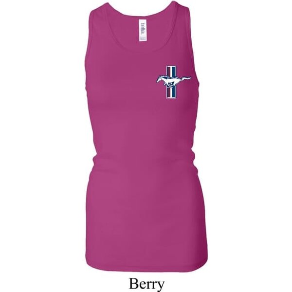 Ladies Tanktop The Legend Lives Crest Longer Length Racerback Tank Top