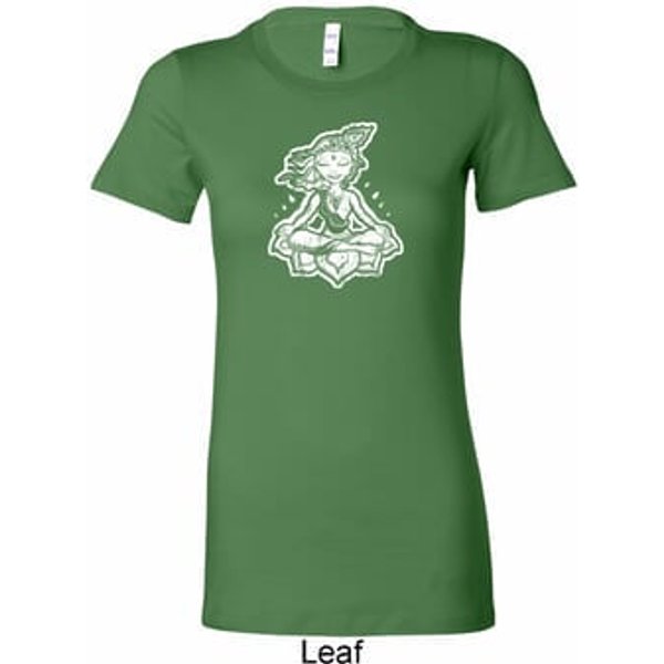 Ladies Yoga Shirt Krishna Longer Length Tee T-Shirt