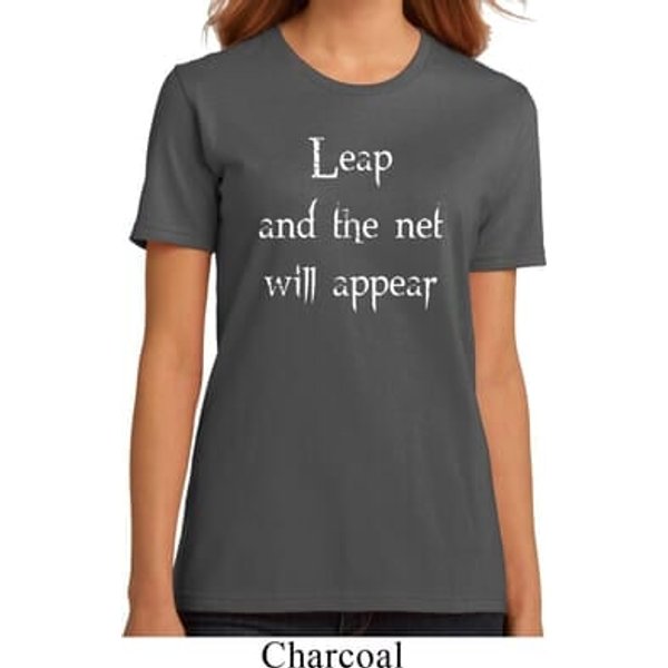 Ladies Yoga Shirt Leap Organic Tee T-Shirt