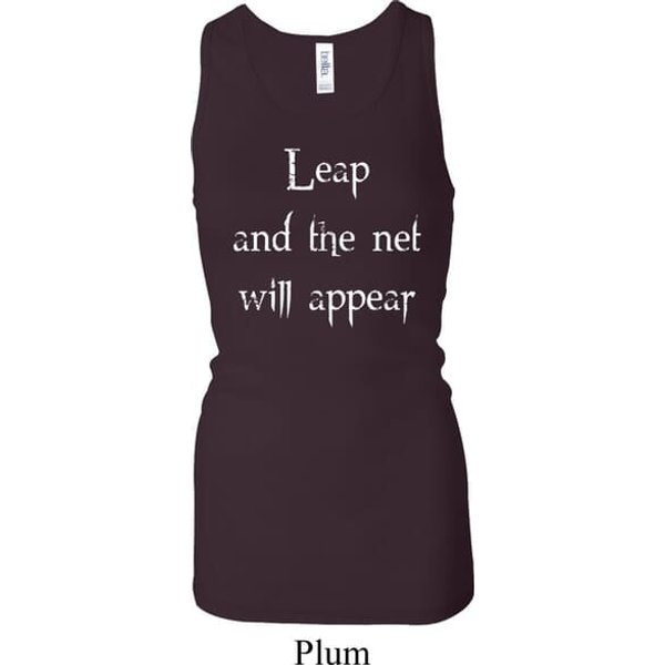 Ladies Yoga Tanktop Leap Longer Length Racerback Tank Top