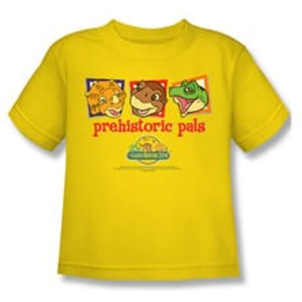 Land Before Time Shirt Kids Prehistoric Pals Yellow Youth Tee T-Shirt