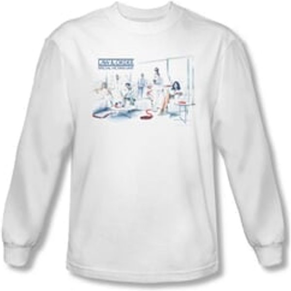 Law & Order: SVU Shirt Dominos Long Sleeve White Tee T-Shirt