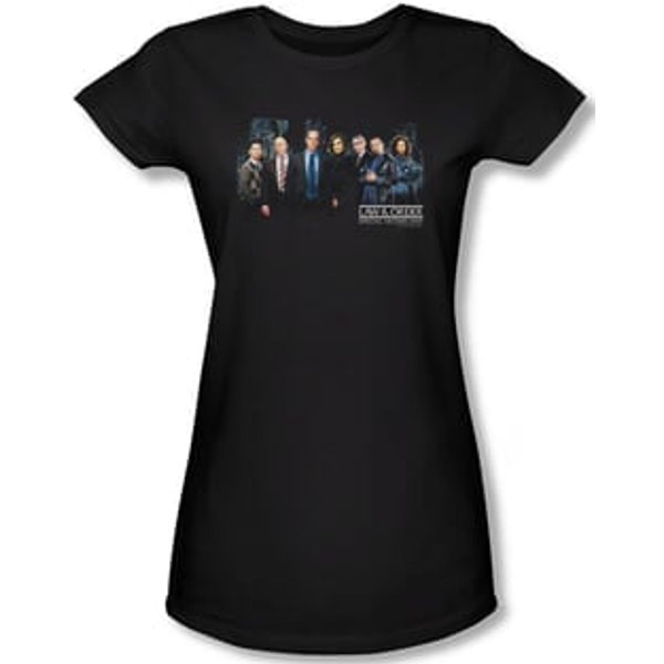 Law & Order: SVU Shirt Juniors Cast Black Tee T-Shirt