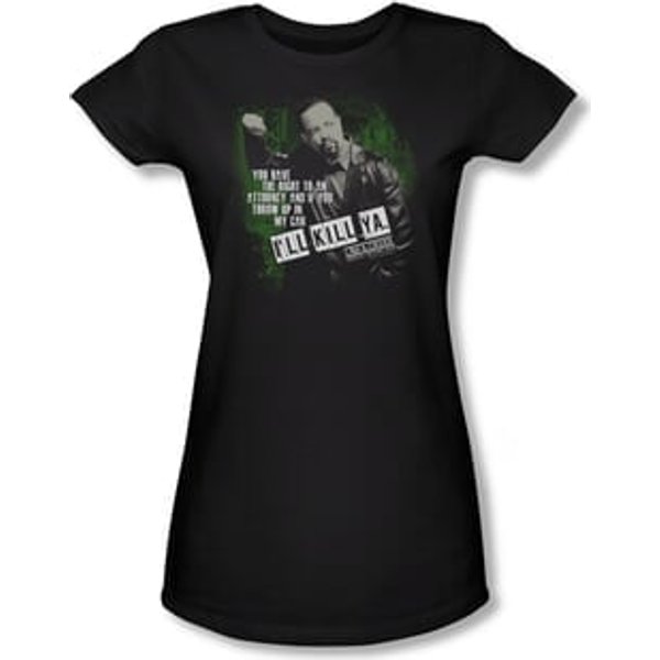 Law & Order: SVU Shirt Juniors I'll Kill Ya Black Tee T-Shirt