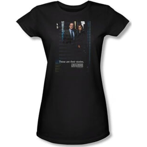 Law & Order: SVU Shirt Juniors SVU Black Tee T-Shirt