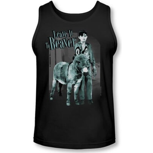 Leave it to Beaver Tank Top Up To Something Black Tanktop