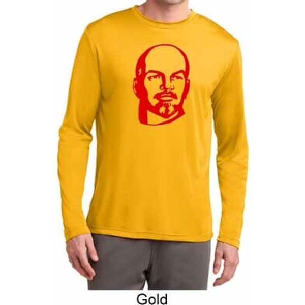 Lenin Profile Mens Dry Wicking Long Sleeve Shirt