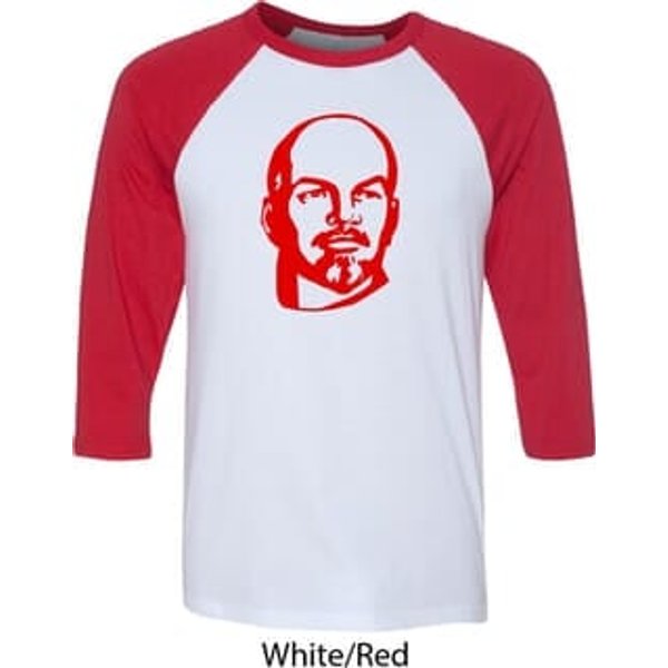 Lenin Profile Mens Raglan Shirt