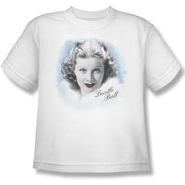 Lucille Lucy Ball Kids Shirt In Blue White Youth Tee T-Shirt