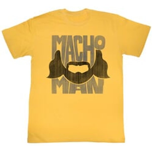 Macho Man Shirt The Beard Gold T-Shirt