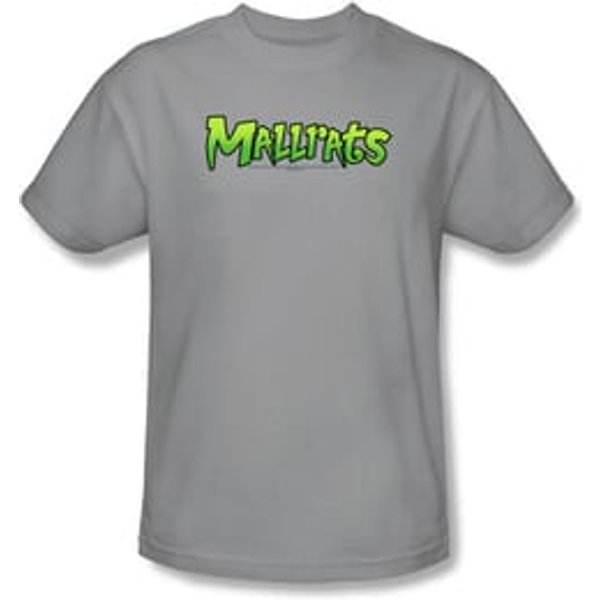 Mallrats T-shirt Movie Mallrats Logo Adult Silver Tee Shirt