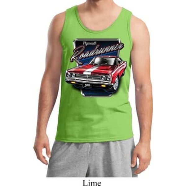 Mens Dodge Tanktop Plymouth Roadrunner Tank Top