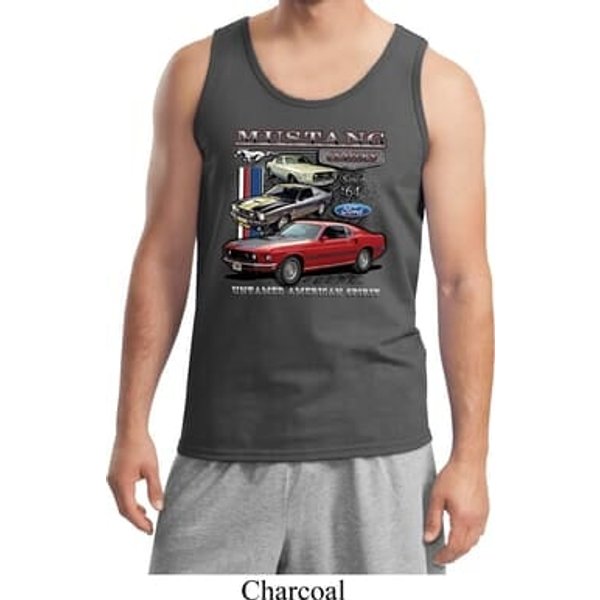 Mens Ford Classic Mustangs Untamed Tank Top