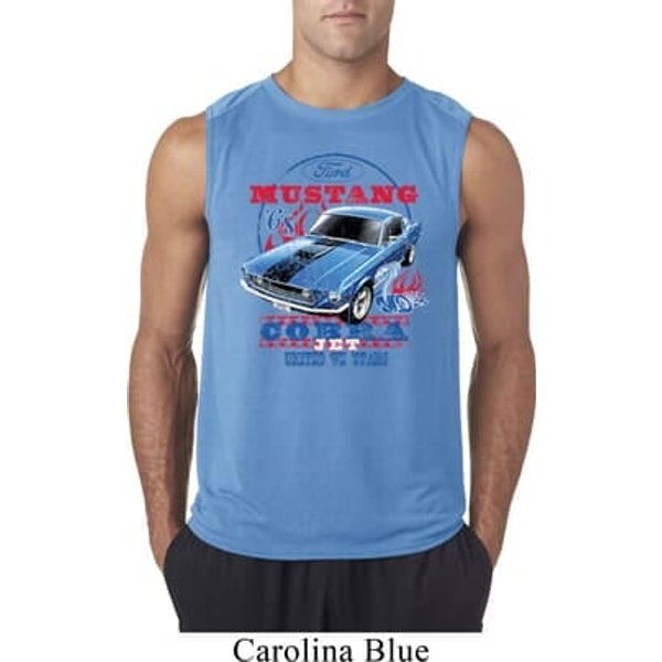 Mens Ford Shirt 1968 Cobra Jet Sleeveless Shirt