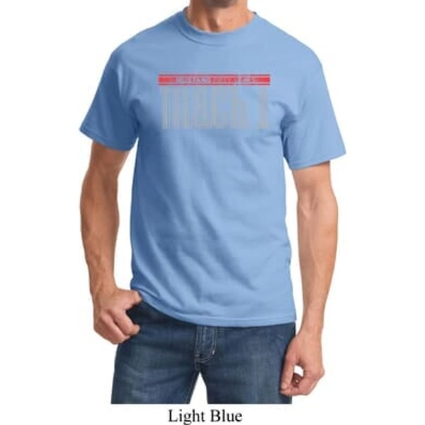 Mens Ford Shirt 50 Years Mach 1 Tee T-Shirt