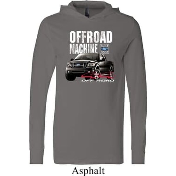 Mens Ford Shirt F-150 4X4 Off Road Machine Lightweight Hoodie Tee