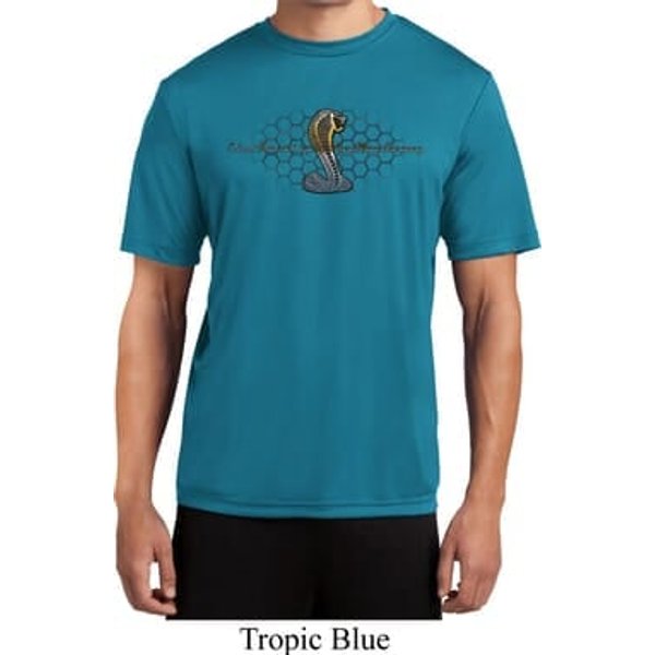 Mens Ford Shirt Powered By Cobra Moisture Wicking Shirt