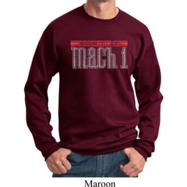 Mens Ford Sweatshirt 50 Years Mach 1 Sweat Shirt