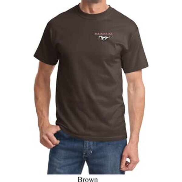 Mens Ford Tee Mustang Pocket Print T-shirt