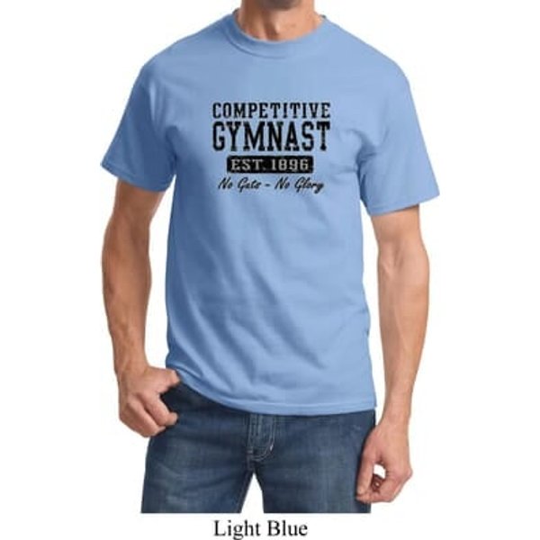 Mens Gymnastics Shirt Competitive Gymnast Tee T-Shirt