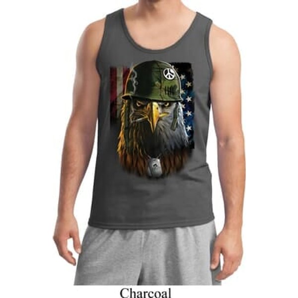 Mens USA Tank Top American Eagle Tanktop