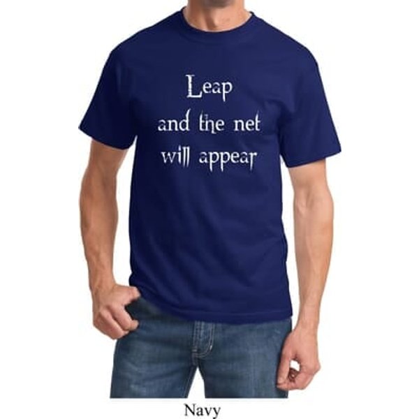 Mens Yoga Shirt Leap Tee T-Shirt