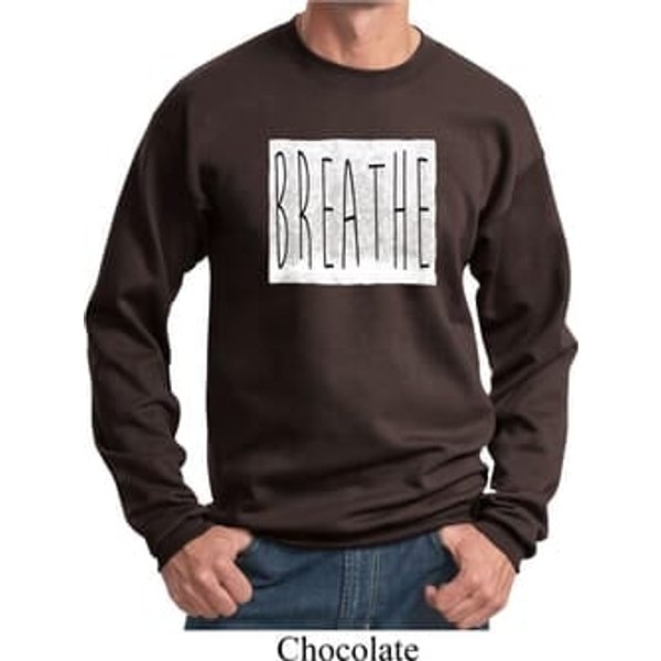 Mens Yoga Sweatshirt Breathe Sweat Shirt