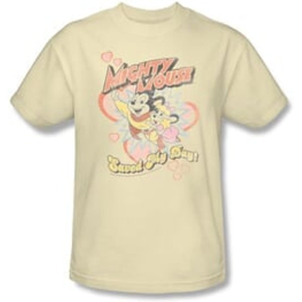 Mighty Mouse T-shirt - Saved My Day Adult Sand Tee