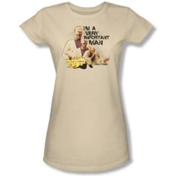 Mirrormask Shirt Juniors Important Man Cream Tee T-Shirt