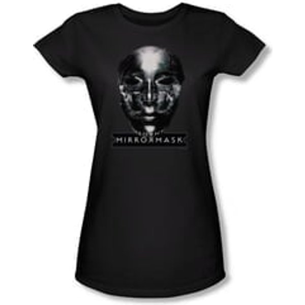Mirrormask Shirt Juniors Mask Black Tee T-Shirt