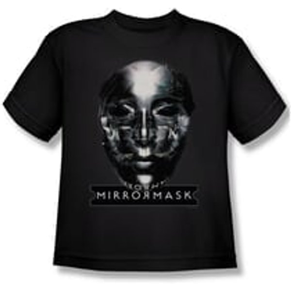 Mirrormask Shirt Kids Mask Black Youth Tee T-Shirt