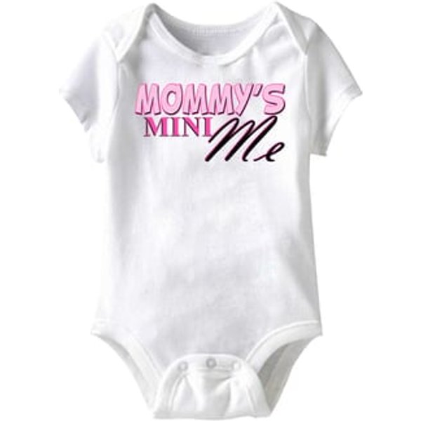 Mommy's Mini Me Funny Baby Romper White Infant Babies Creeper