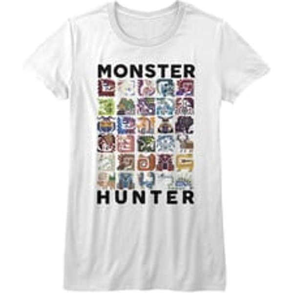 Monster Hunter Shirt Juniors Let's Hunt White T-Shirt