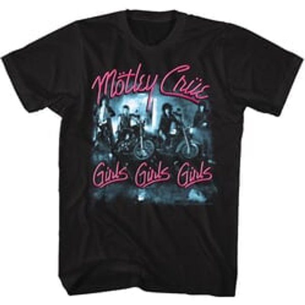 Motley Crue Girls Girls Girls T-shirt - Black