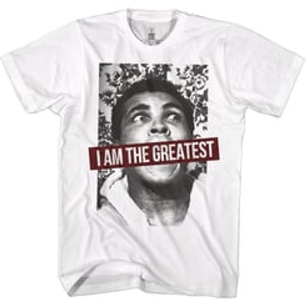 Muhammad Ali Shirt I Am The Greatest White T-Shirt