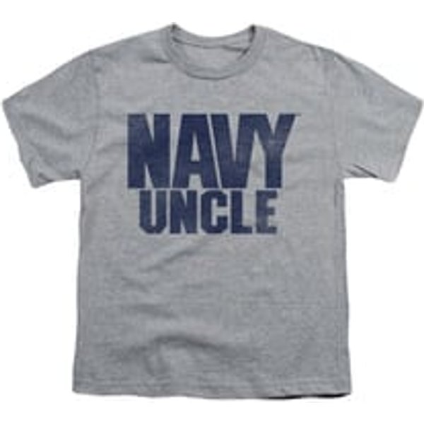 Navy Shirt Kids Navy Uncle Athletic Heather T-Shirt