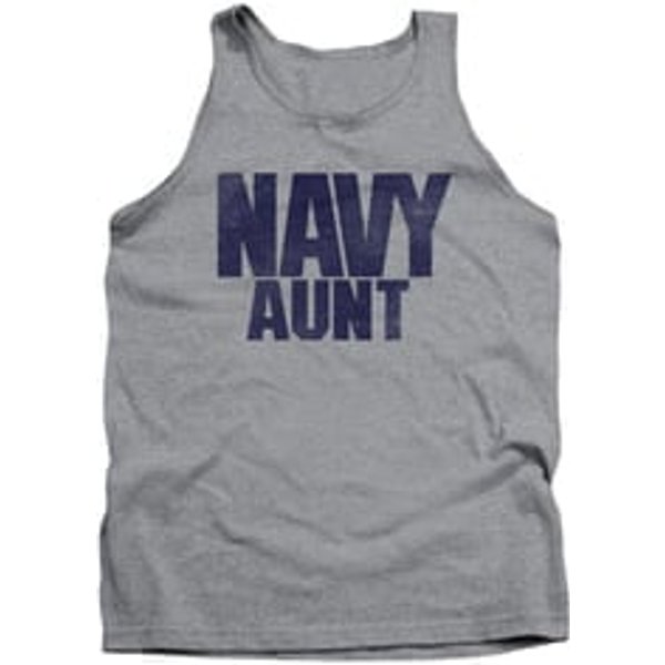 Navy Shirt Tank Top Navy Aunt Athletic Heather Tanktop