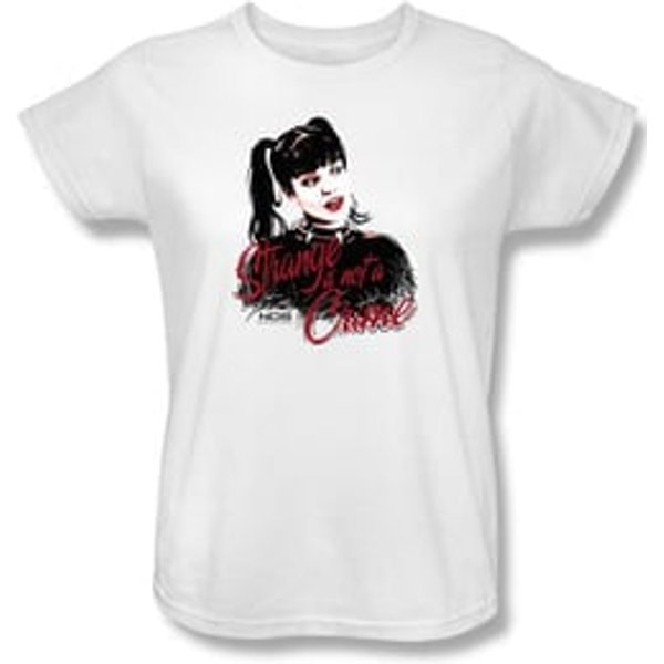 NCIS Ladies T-shirt - Strange Is Not A Crime Women's White Tee Shirt