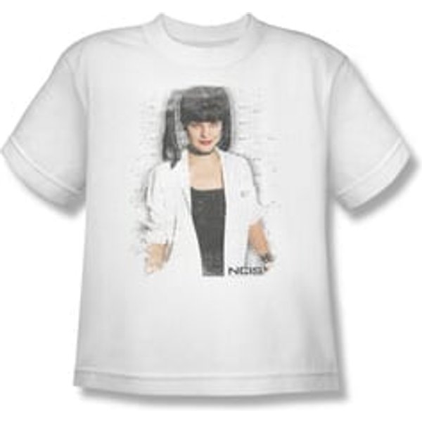 NCIS Shirt Kids Abby Skulls White T-Shirt