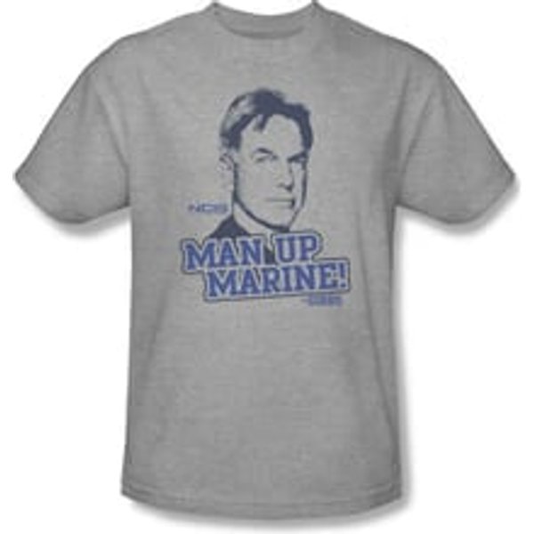 NCIS Shirt Man Up Athletic Heather T-Shirt