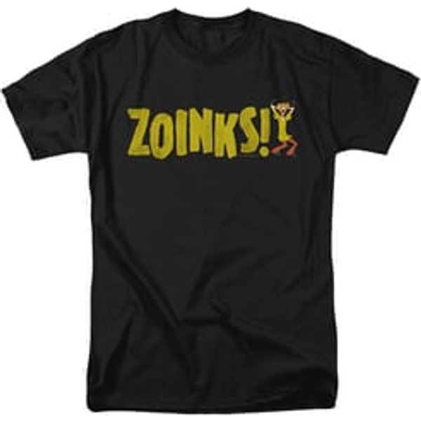 Mens Scooby Do ZOINKS T-shirt - Black
